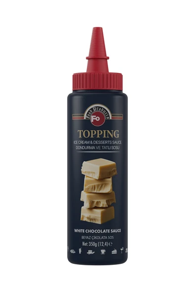 Beyaz Çikolatalı Topping Dondurma Sosu 350 gr ürün görseli 1