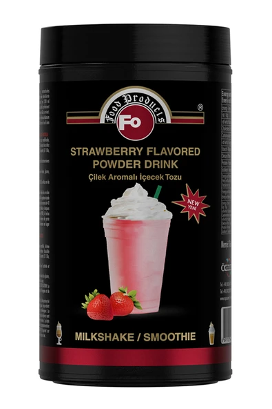 Çilek Aromalı İçecek Tozu - Milkshake 1 kg ürün görseli 1