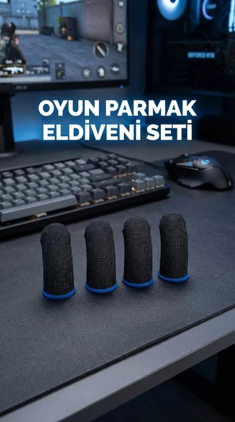 Ayarlanabilir Oyuncu Parmak Eldiveni Hassas Kontrol ve Konfor Sunar ürün görseli 1