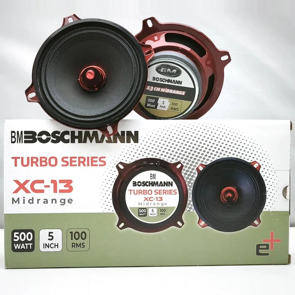 PTTAVM: BOSCHMANN XC-13 TURBO Oto Midrange 13cm 500 Watt 2 Adet