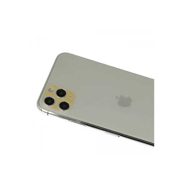 Apple İphone 11 Pro Max Rainbow Kamera Lens Koruma Cam - Gold ürün görseli 1