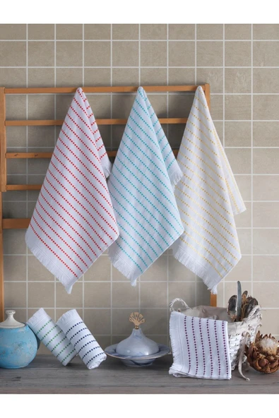 Pamuk Altılı Mutfak Havlusu Fabia ürün görseli 1