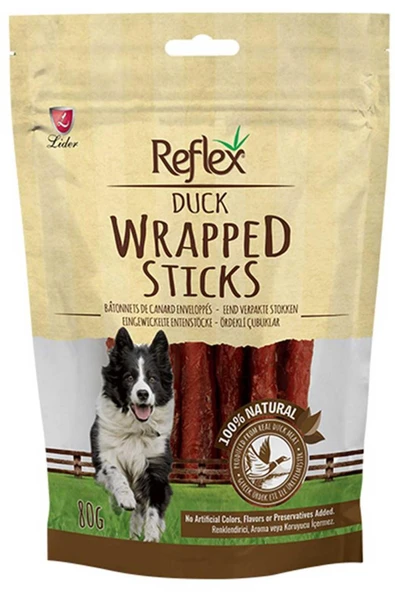 Reflex Duck Wrapped Sticks Ördek Çubukları Köpek Ödül Maması 80 Gr ürün görseli 1