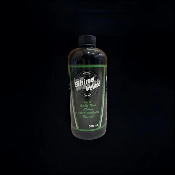 SHİNE WAX LASTİK PARLATICI SPREY 500ML GOLD TİRE SHİNE ürün görseli 1