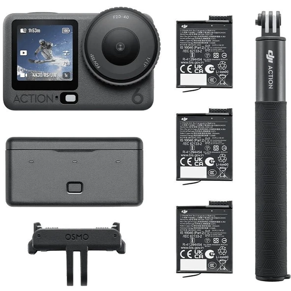 DJI Osmo Action 6 Adventure Combo Karfo Karacasulu Garantili ürün görseli 1
