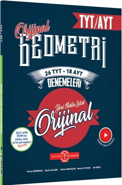 TYT AYT Geometri 26 TYT 18 AYT Deneme Orijinal Yayınları ürün görseli 1