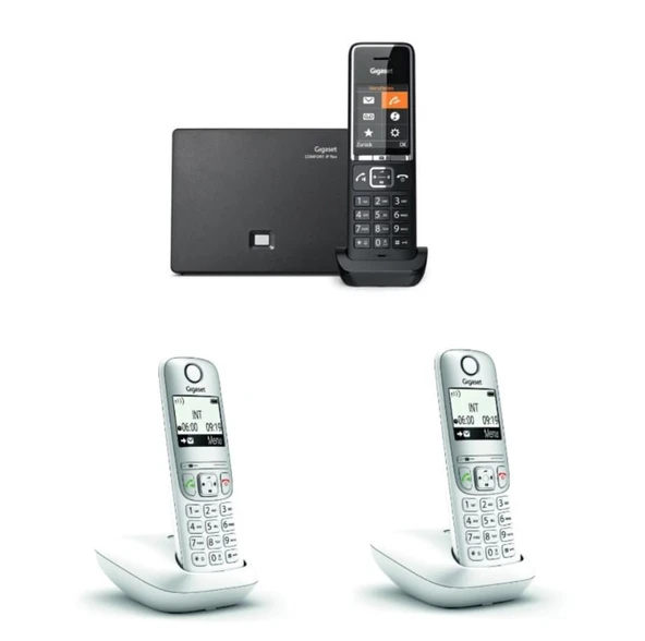 Gigaset Analog & Ip 3 Dahili Dect Telsiz Kablosuz Telefon Santrali C550 COMFORT IP-A690 ürün görseli 1