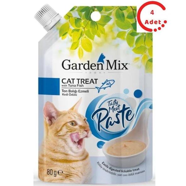 Gardenmix Ton Balıklı Ezmeli Kedi Ödülü 80 Gr x 4 Adet ürün görseli 1