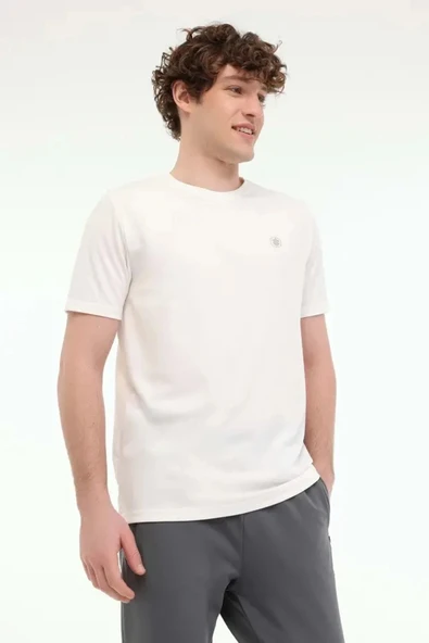Lumberjack Ct100 Erkek Tshirt - Kirik Beyaz ürün görseli 1