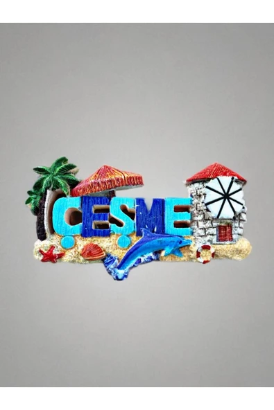 ÇEŞME Temalı Kabartmalı Polyester Magnet. 9CM x 5cm. ürün görseli 1