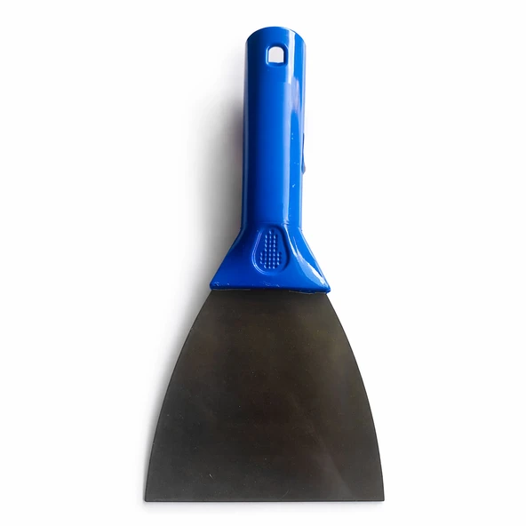 İnşaat Spatulası 10 Cm Plastik Saplı Dayanıklı Duvar Alçı Macun Sıyırma Boya Kazıma Aparatı ürün görseli 1