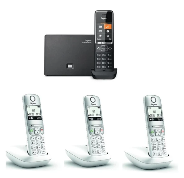 Gigaset Analog & Ip 4 Dahili Dect Telsiz Kablosuz Telefon Santrali C550 COMFORT IP-A690 ürün görseli 1