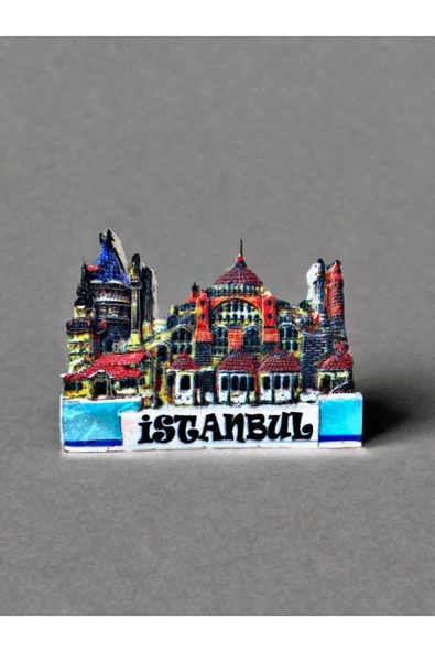 İSTANBUL Temalı Polyester Magnet ürün görseli 1