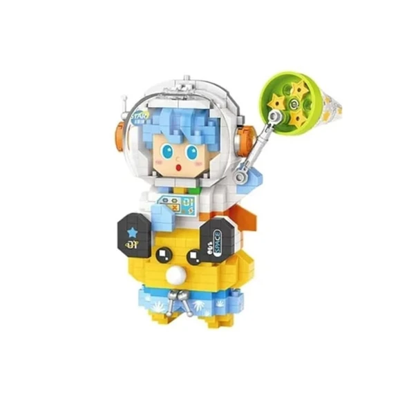 LZ-8827  ASTRONOT MAVİ 390 PARÇA BLOCK OYUNCAK ürün görseli 1