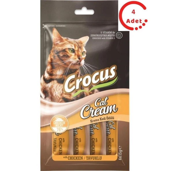 Crocus Tavuklu Krema Ödülü 4*15 Gr x 4 Adet ürün görseli 1