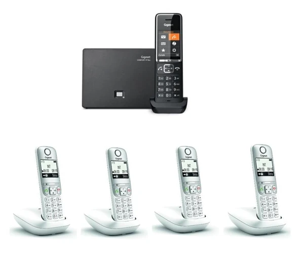 Gigaset Analog & Ip 5 Dahili Dect Telsiz Kablosuz Telefon Santrali C550 COMFORT IP-A690 ürün görseli 1
