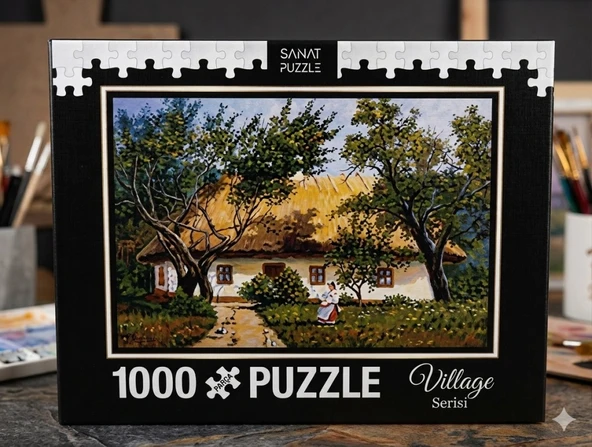 1000 Parça Puzzle Village ürün görseli 1