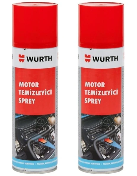Würth 2'li Motor Temizleyici Sprey 500 ml ürün görseli 1