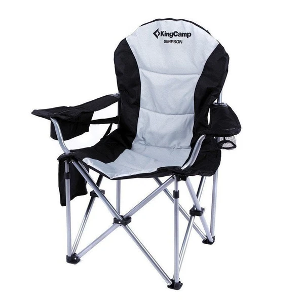 KINGCAMP DELUXE SANDALYE (SIYAH/GRI) ürün görseli 1