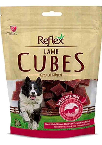 Reflex Lamb Cube Kuzulu Küp Köpek Ödül Maması 80 Gr ürün görseli 1