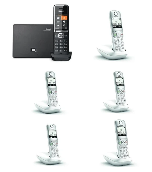 Gigaset Analog & Ip 6 Dahili Dect Telsiz Kablosuz Telefon Santrali C550 COMFORT IP-A690 ürün görseli 1