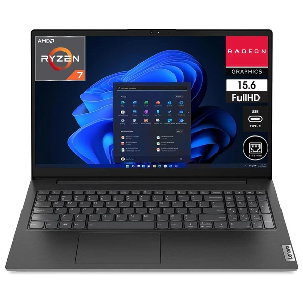 V15 G4 Abp Ryzen 7 7730U Windows 11 Pro 15.6" Fhd Taşınabilir Bilgisayar 82YY0012TRCB ürün görseli 1
