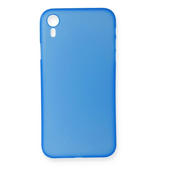 İphone Xr Kılıf Pp Ultra İnce Kapak - Mavi