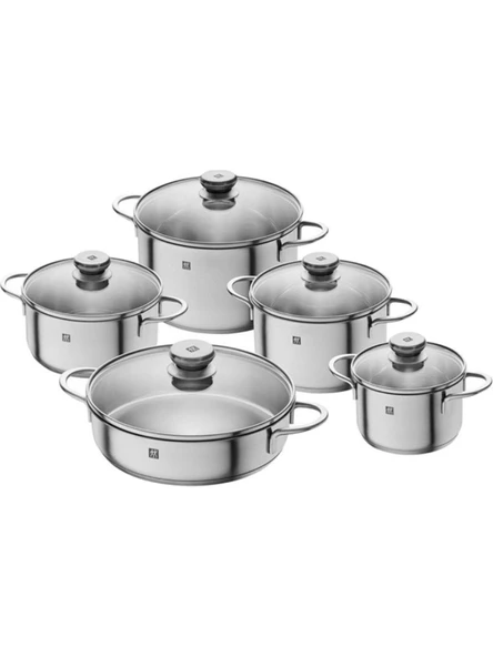 Zwilling Twin Nova Tencere Seti 18/10 Paslanmaz Çelik 5-Parça ürün görseli 1
