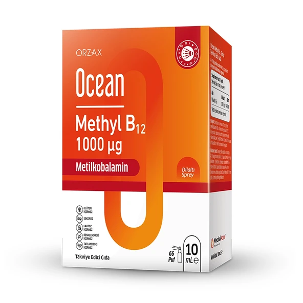 Ocean Methyl B12 Sprey 1000 mg 10 ml ürün görseli 1