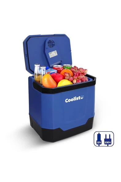 Coolist CLT33 12Volt/220Volt AC/DC 33 Litre Sıcak/Soğuk Oto Buzdolabı ürün görseli 1