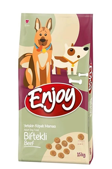 Enjoy Biftekli Yetişkin Köpek Maması 15 Kg ürün görseli 1