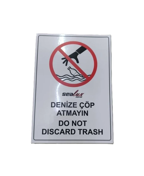 Sealux Deniz Çöp Atmayn Posteri ürün görseli 1