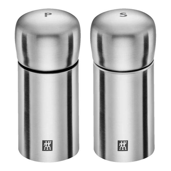 Zwilling Spices Tuz Ve Karabiber Değirmeni Metalik Gri Paslanmaz Çelik 11 Cm ürün görseli 1