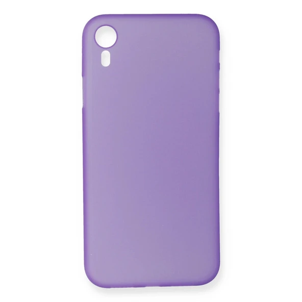 İphone Xr Kılıf Pp Ultra İnce Kapak - Mor