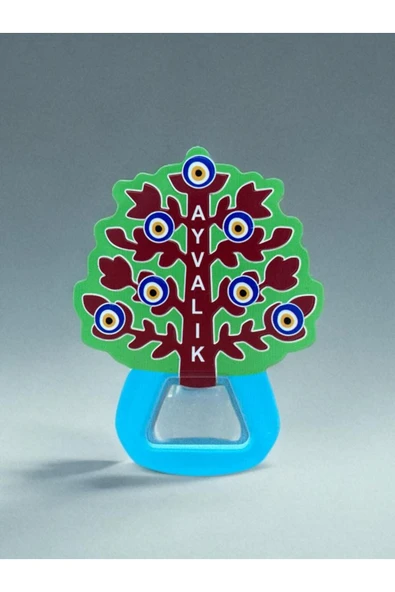 AYVALIK Temalı Buzdolabı Süsü Magnet Şişe Açacağı 8cm x 10cm ürün görseli 1
