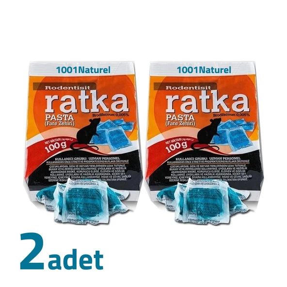 Ratka Pasta Fare Sıçan Zehiri 100 GR X 2 ADET ürün görseli 1