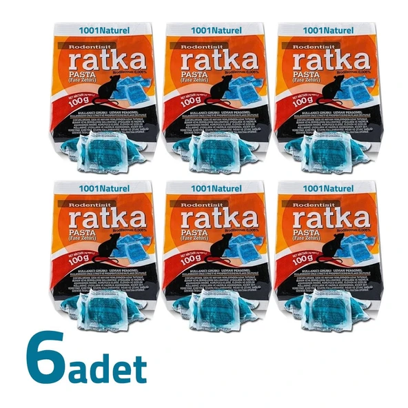 Ratka Pasta Fare Sıçan Zehiri 100 Gr X 6 ADET ürün görseli 1