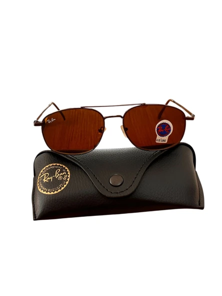RAY BAN ERKEK KAHVERENGİ GÜNEŞ GÖZLÜĞÜ EKARTMAN 60 ürün görseli 1