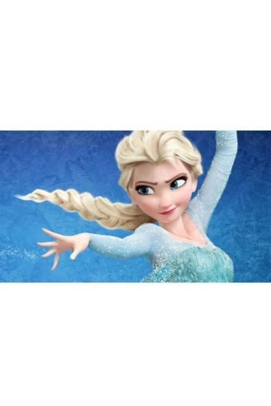 hediyehobihersey Frozen Elsa Resimli Şekerli Kağıt Yenilebilir Kağıt Üzerine Resimli Pasta Baskısı ürün görseli 1