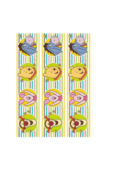 hediyehobihersey Yan Dekor Ayı Winnie Yenilebilir Gıda Baskısı, Yenilebilir Pasta Süsü, ürün görseli 1