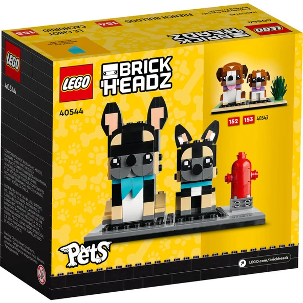 LEGO 40544 Brickheadz Fransız Buldoğu - Resim 3