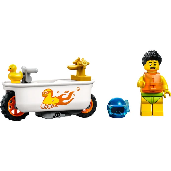 LEGO City 60333 Stunt Küvetli Gösteri Motosikleti ürün görseli 1