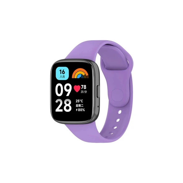 Xiaomi Redmi Watch 3 Active Klasik Kordon - Lila ürün görseli 1
