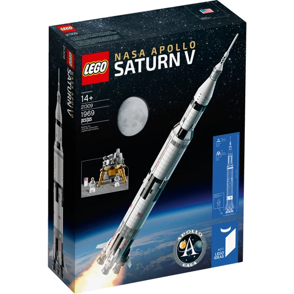 LEGO Ideas 21309 NASA Apollo Saturn V ürün görseli 1