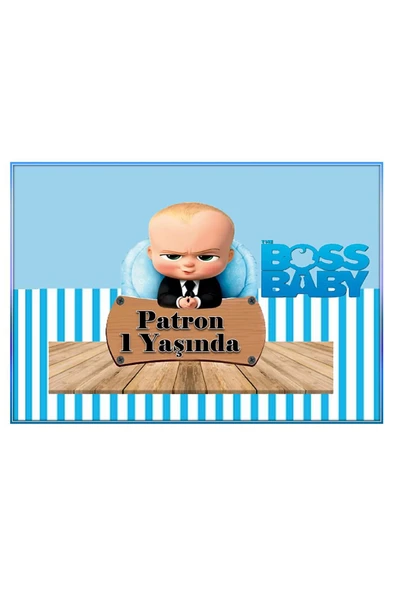 hediyehobihersey Patron Bebek Şekerli Kağıda Baskı Yenilebilir Kağıt Pasta Baskısı ürün görseli 1