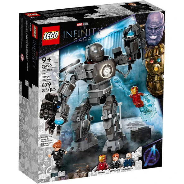 LEGO 76190 Marvel Iron Man: Iron Monger Kaosu ürün görseli 1