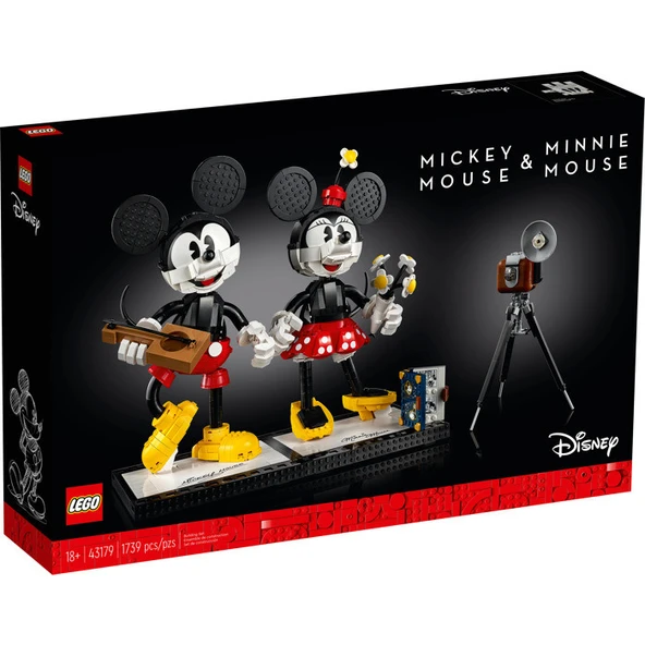 LEGO Disney 43179 Mickey Fare ve Minnie Fare Karakterleri ürün görseli 1