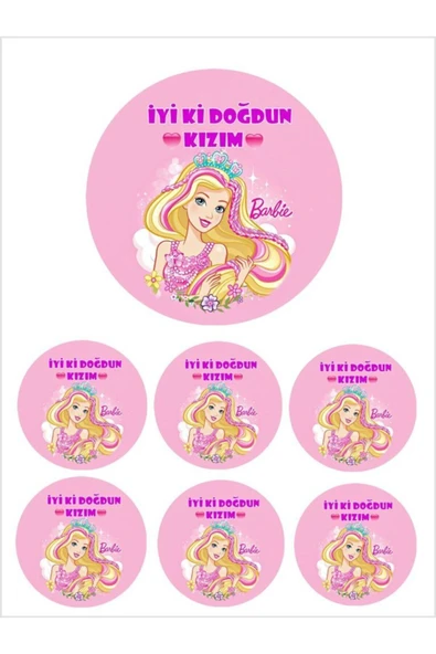 hediyehobihersey Kız Yenilebilir Pasta Resmi , Yenilebilir Kağıt, Pasta Baskısı, Yenilebilir Baskı ürün görseli 1