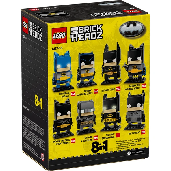 LEGO Brickheadz 40748 Batman 8in1 - Resim 5