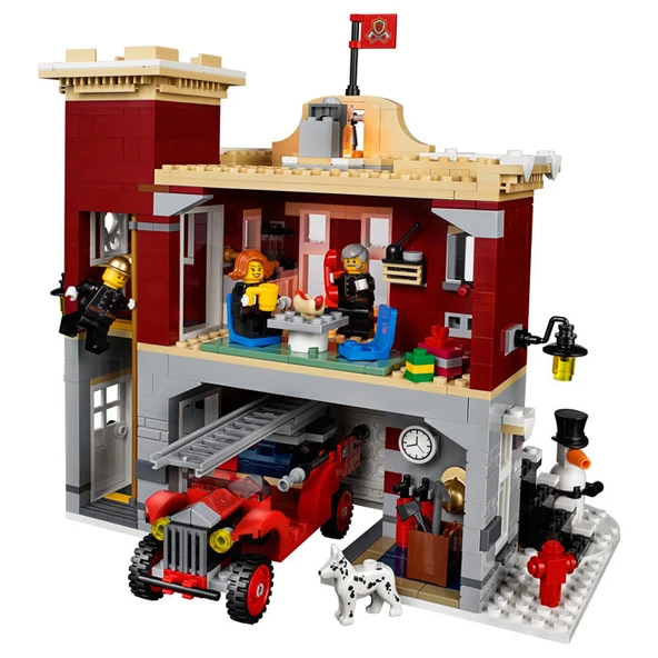 LEGO Creator Expert 10263 Winter Village Fire Station - Resim 5
